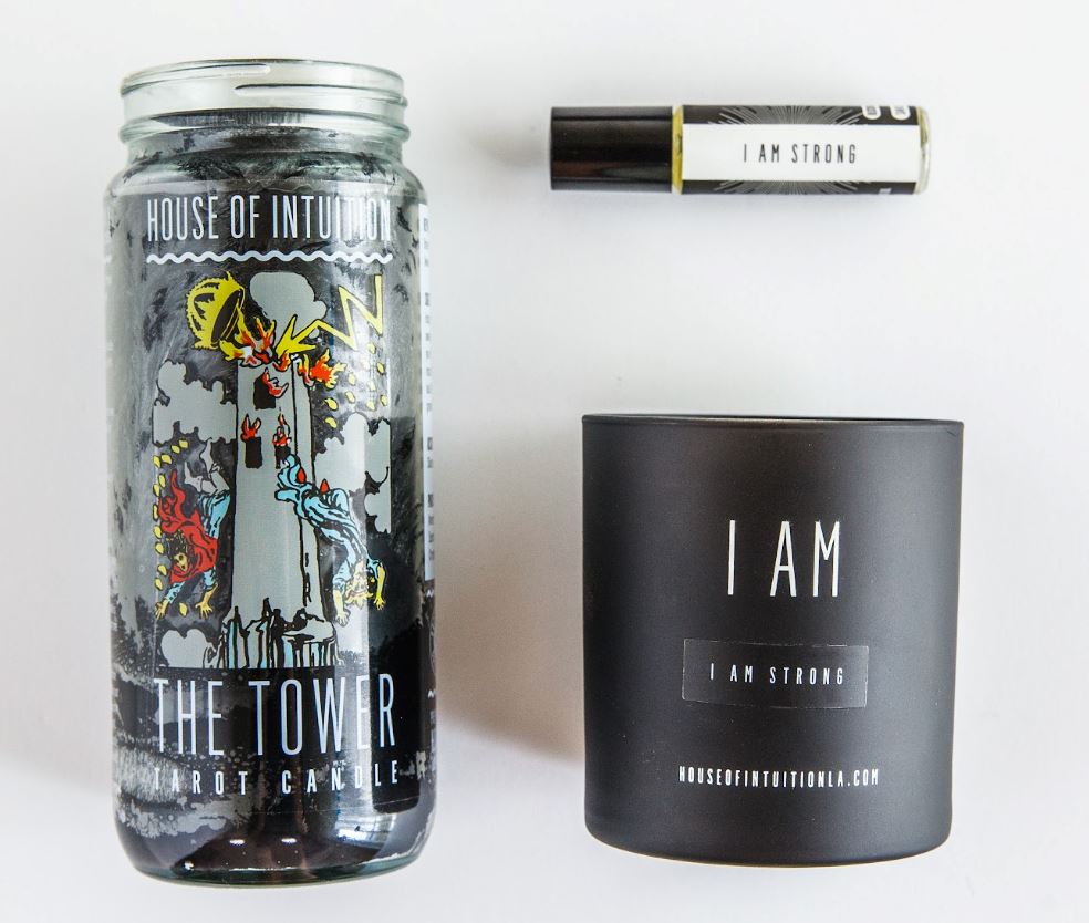 I AM Strong - Affirmation Soy Candle I AM - Affirmation Candles House of Intuition