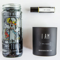 I AM Strong - Affirmation Soy Candle I AM - Affirmation Candles House of Intuition 