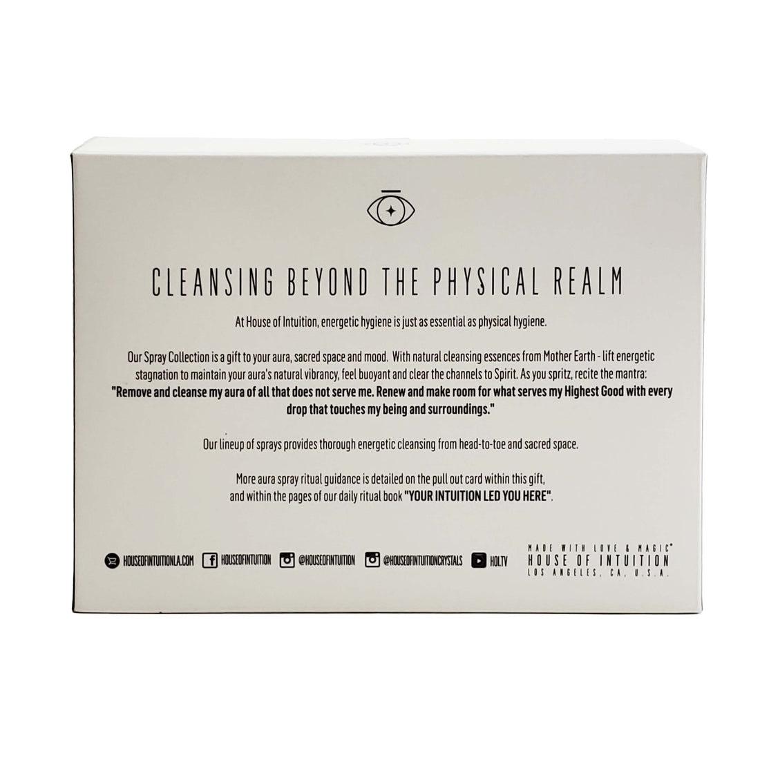 AURA CLEANSING SPRAY GIFT SET - REST ASSURED Aura Cleansing Spray House of Intuition
