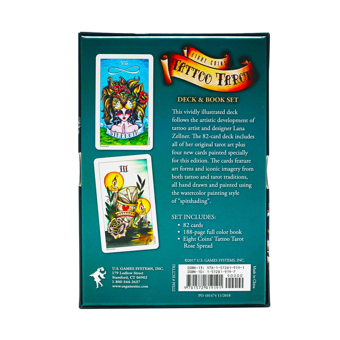 Tattoo Tarot Deck Tarot Cards Non-HOI