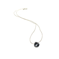 Tourmalinated Quartz Teardrop Necklace (I AM POWERFUL) Teardrop Necklace House of Intuition