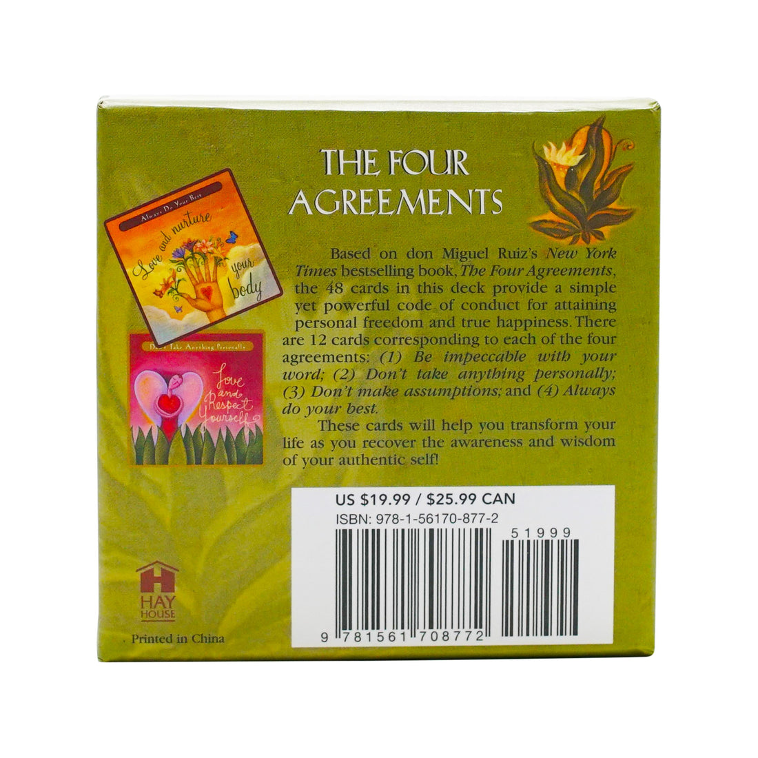 The Four Agreements Card Deck Oracle Cards Non-HOI