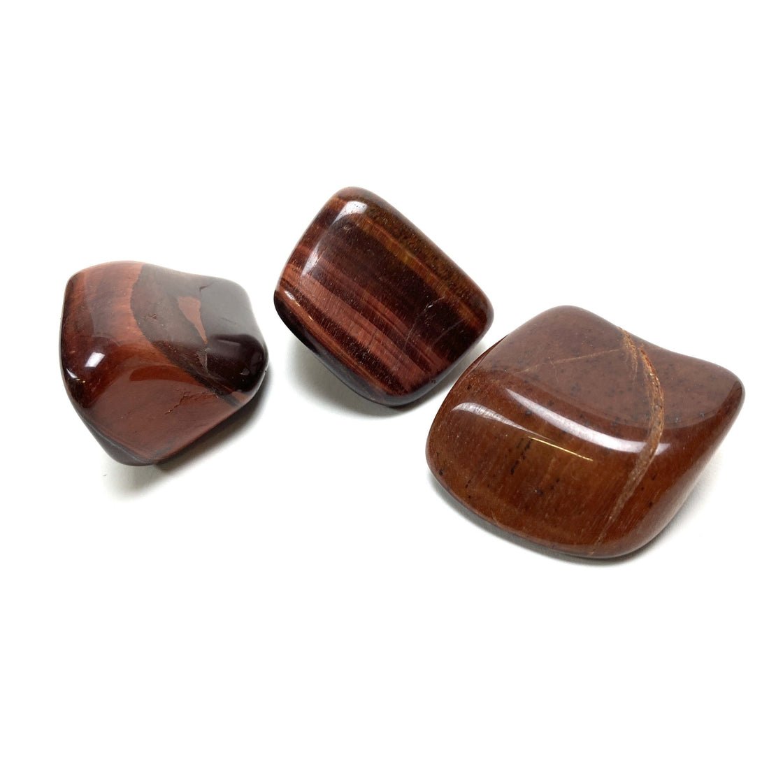 Red Tiger's Eye Tumbles Tiger's Eye - Red Crystals A. $6.00
