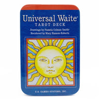 Universal Waite Tarot Deck in a Tin Tarot Cards Non-HOI