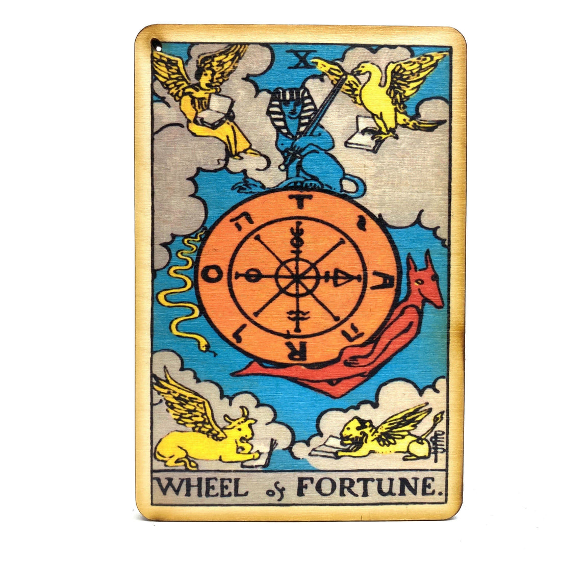 The Wheel of Fortune - Tarot Incense Burner Tarot Card Incense Burner Non-HOI