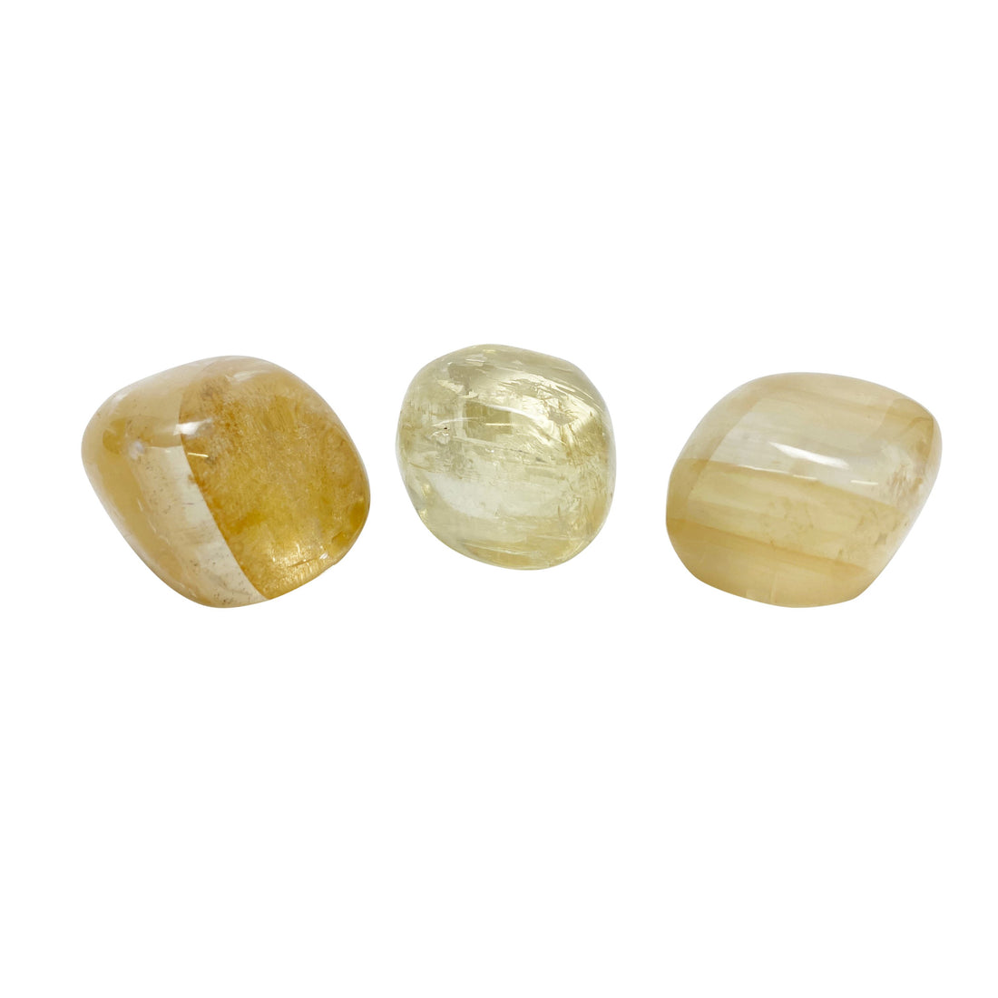 Yellow Calcite Tumbles Yellow Calcite Crystals A. $5.00