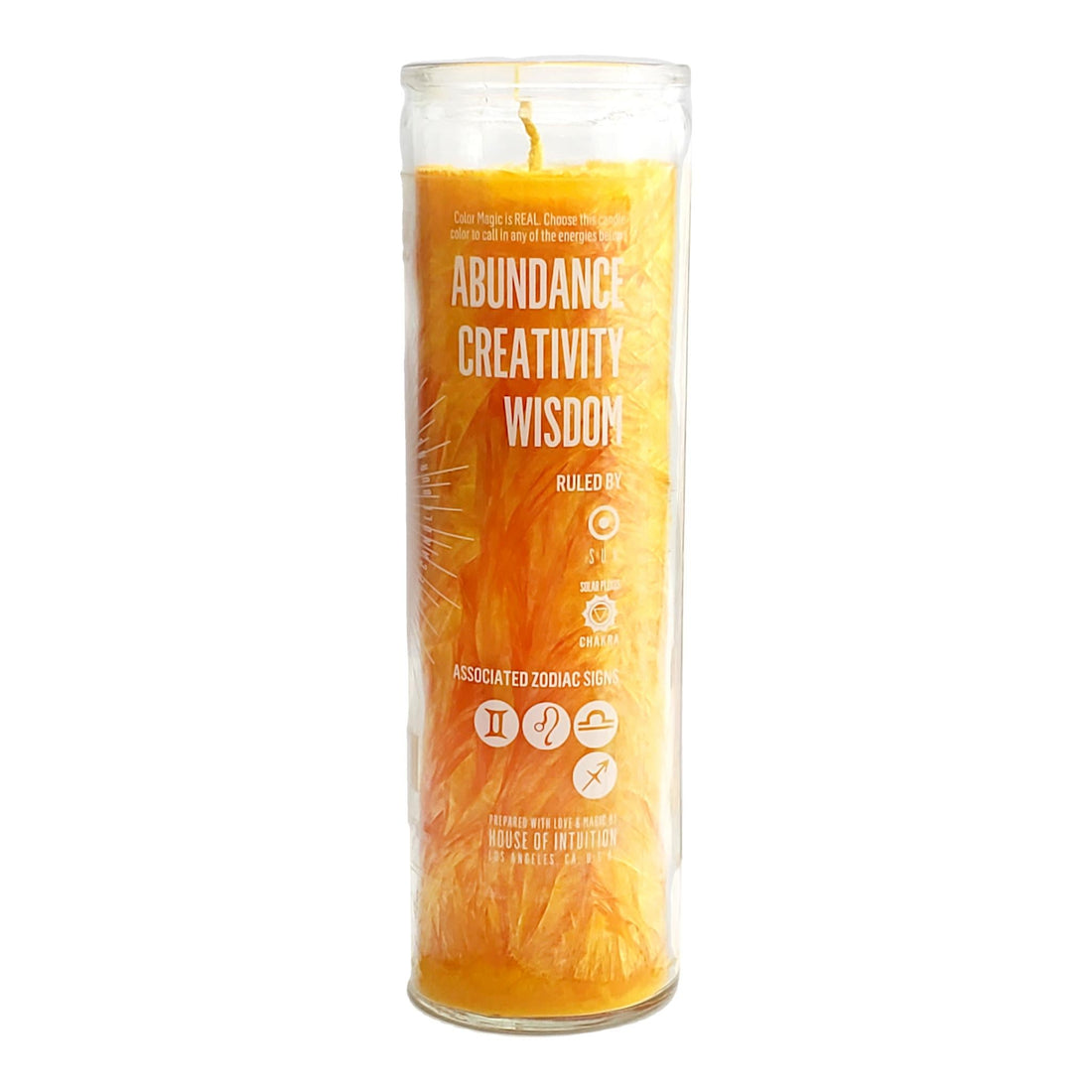 Yellow Palm Wax Prayer Candle Prayer Candles House of Intuition