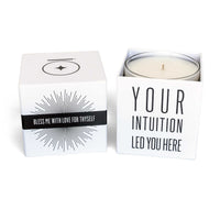 "BLESS ME with LOVE FOR THYSELF" Affirmation Soy Candle BLESS ME - Affirmation Candles House of Intuition