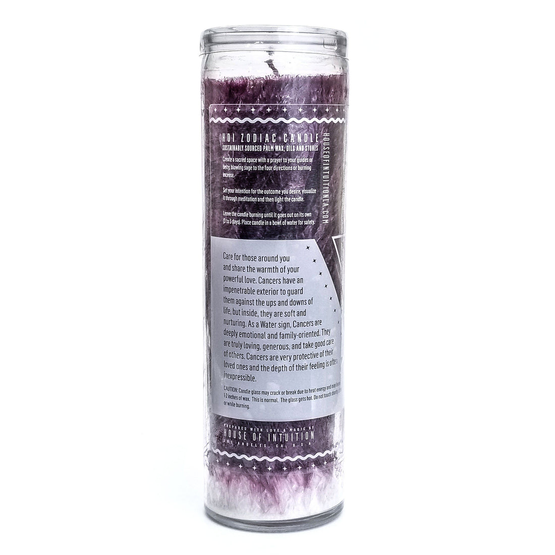HOI Cancer Zodiac Candle Zodiac Candles House of Intuition