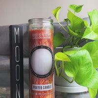 Orange "Write-Your-Own-Prayer" Candle - ATTAINING GOALS