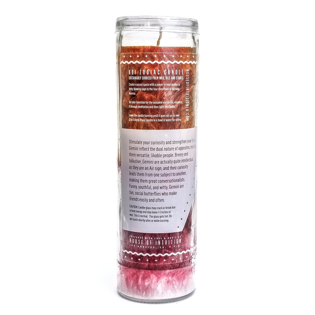 HOI Gemini Zodiac Candle Zodiac Candles House of Intuition