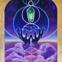 Virgo Zodiac Original Painting and Print by Tashina Suzuki Paintings & Art Pieces House of Intuition $10 Prints (5" x 5")