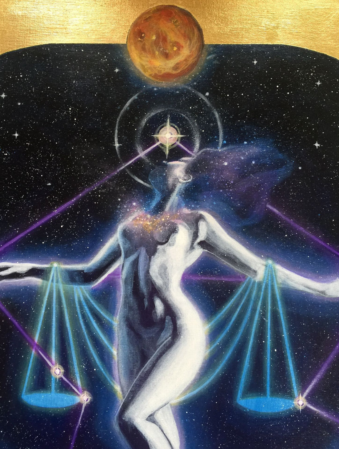 Libra Zodiac Original Painting and Print by Tashina Suzuki Paintings & Art Pieces House of Intuition