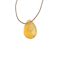 Fire Opal Teardrop Necklace (I AM PASSION) - ONLINE ONLY EXCLUSIVE Teardrop Necklace House of Intuition
