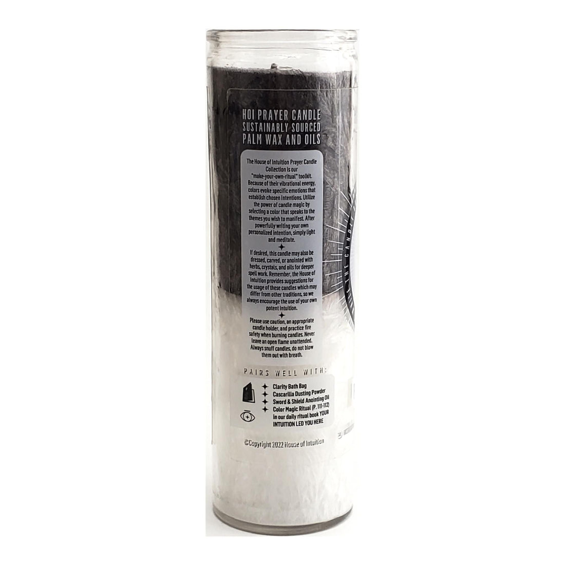 Black and White "Write-Your-Own-Prayer" Candle Prayer Candles House of Intuition