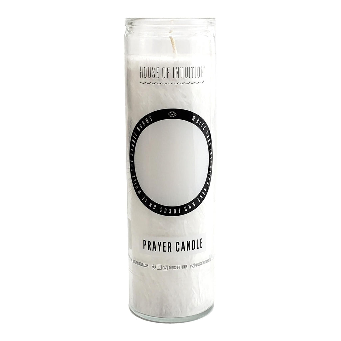 White "Write-Your-Own-Prayer" Candle Prayer Candles House of Intuition