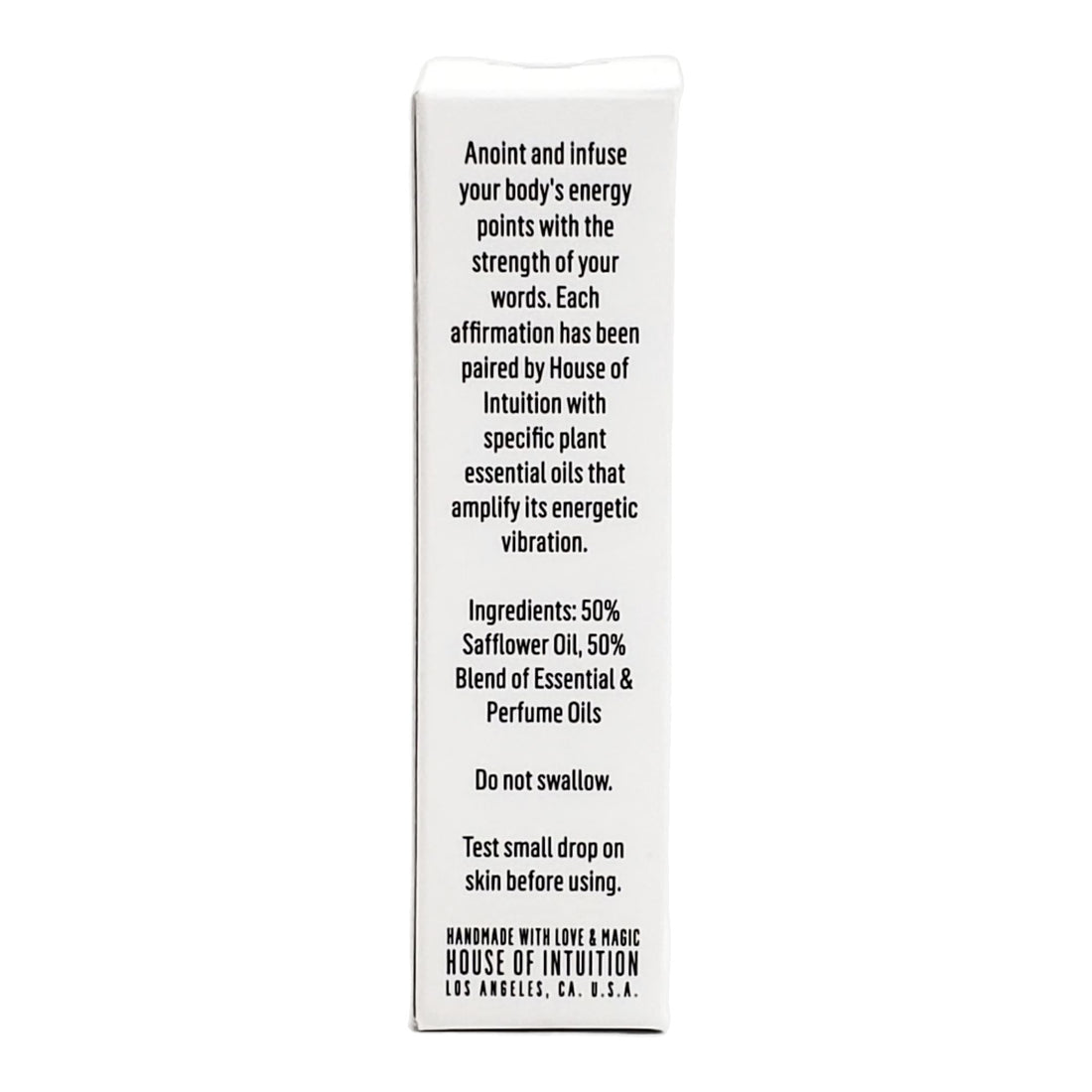 "Bless me with Eternal Love" Affirmation Rollerball Affirmation Roll On House of Intuition