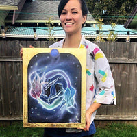 Pisces Zodiac Original Painting and Print by Tashina Suzuki Paintings & Art Pieces House of Intuition