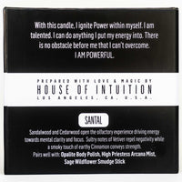 I AM Powerful - Affirmation Soy Candle I AM - Affirmation Candles House of Intuition