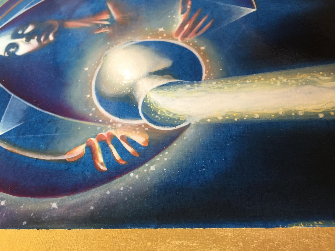 Aquarius Zodiac Original Painting and Print by Tashina Suzuki Paintings & Art Pieces House of Intuition