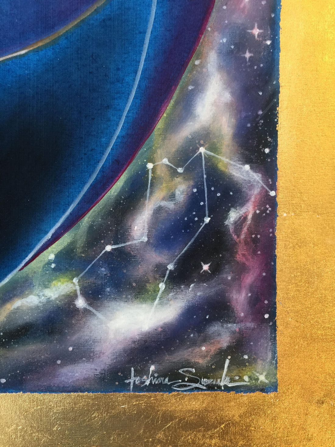 Aquarius Zodiac Original Painting and Print by Tashina Suzuki Paintings & Art Pieces House of Intuition
