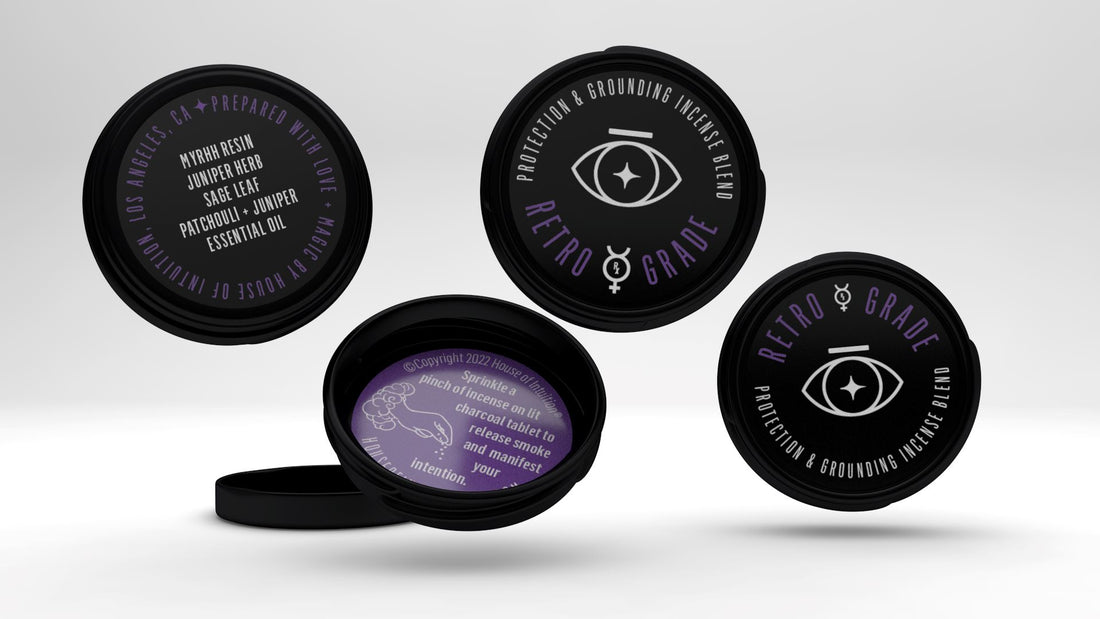Mercury Retrograde Incense Blend HOI Incense Blend House of Intuition