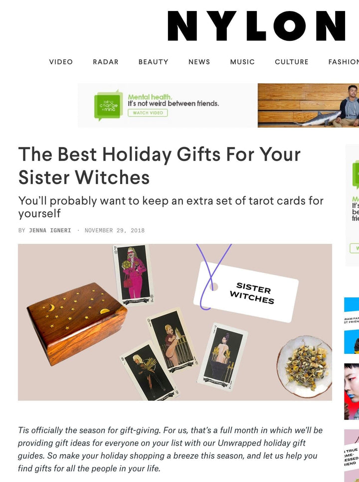 Nylon Mag recommends our Money Candle as a perfect gift for a Witch