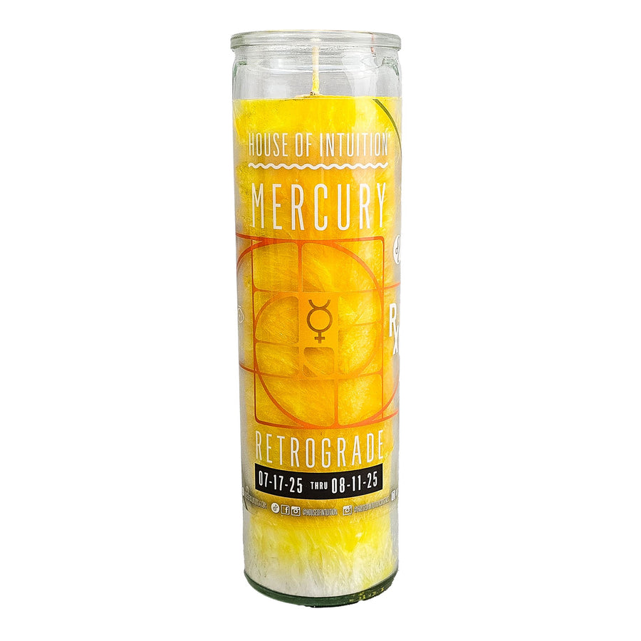 Mercury Retrograde Magic Candle (Limited Edition) Candle -Retrograde V50 07/17/25 - 08/11/25 Mercury Retrograde in Leo 