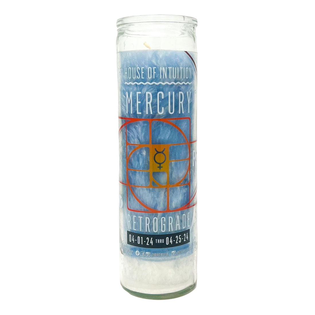 Mercury Retrograde Magic Candle (Limited Edition) Candle -Retrograde V95 4/1/24-4/25/24 Mercury Retrograde in Aries 