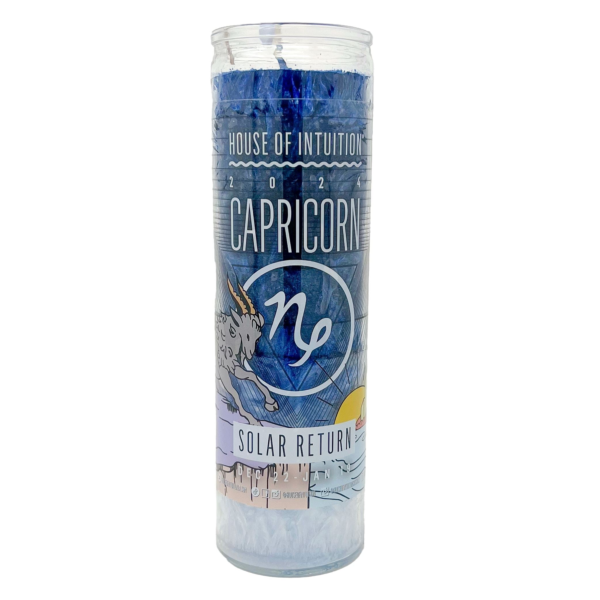2024 Capricorn Solar Return Magic Candle | December 22 - January 19  (Limited Edition)
