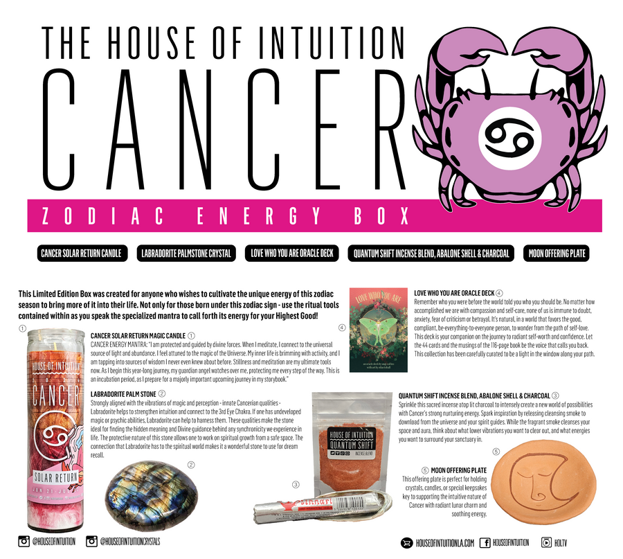 2024 Cancer Zodiac Energy Box (Limited Edition - $114 Value)