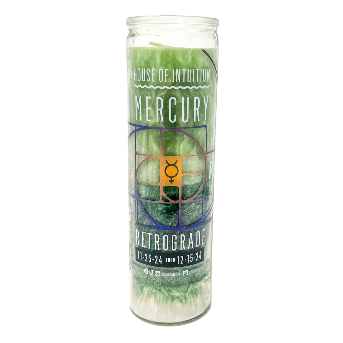 Mercury Retrograde Magic Candle (Limited Edition) Candle -Retrograde V50 11/25/24-12/15/24 Mercury Retrograde in Sagittarius 