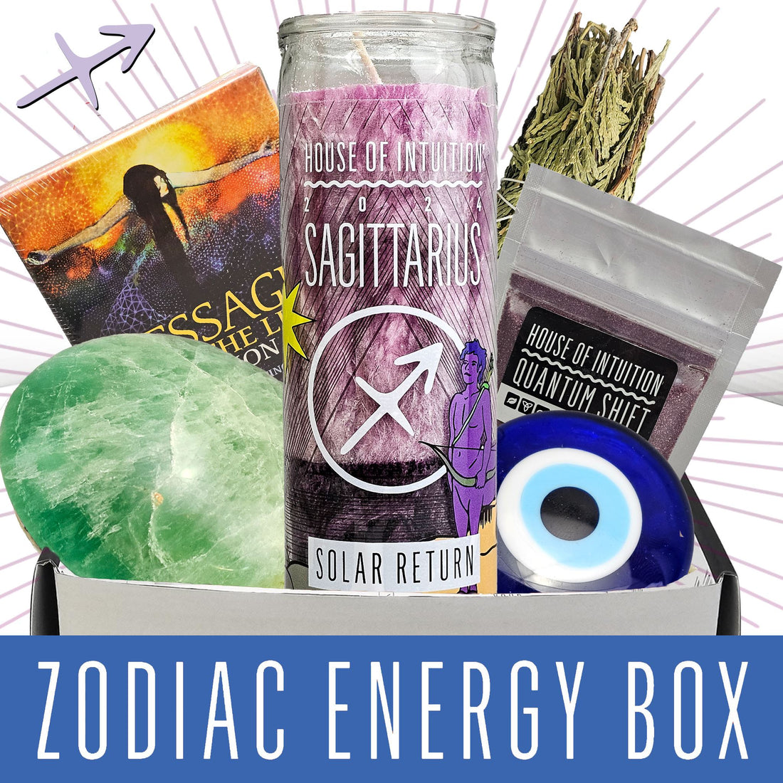 2024 Sagittarius Zodiac Energy Box (Limited Edition - $116 Value) Box -Birthday V50 