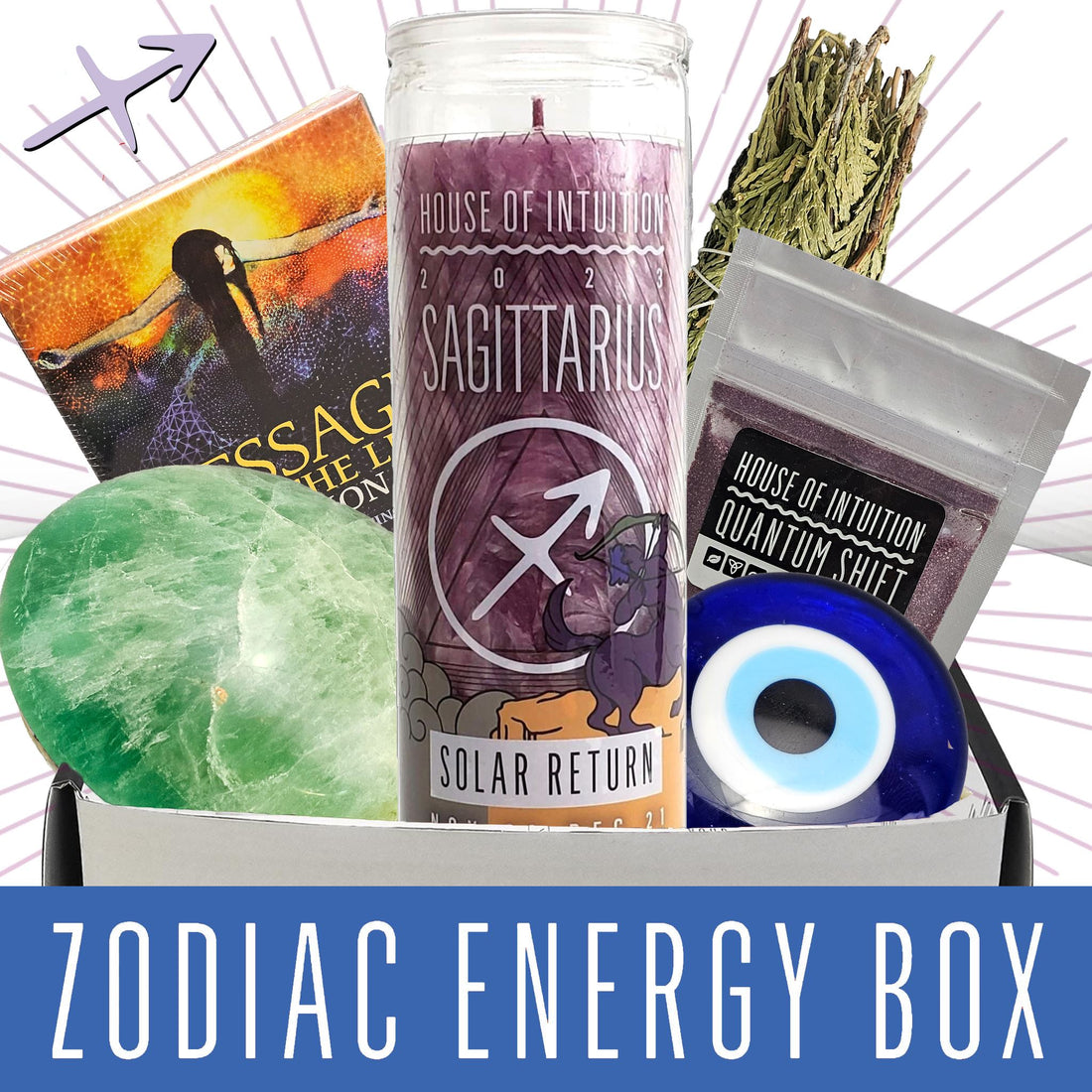 2024 Sagittarius Zodiac Energy Box (Limited Edition - $116 Value) Box -Birthday V50 