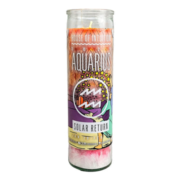 2025 Aquarius Solar Return Magic Candle | January 20 - February 18 (Limited Edition) Candle -Solar Return V95 