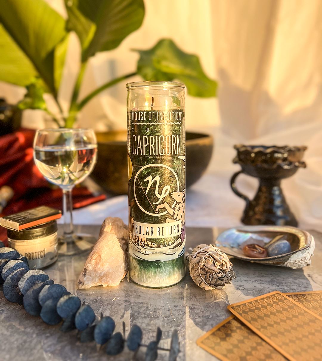 2025 Capricorn Solar Return Magic Candle | December 22 - January 19 (Limited Edition) Candle -Solar Return V50 
