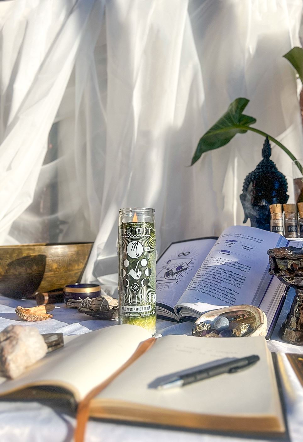 2025 Full Moon Ritual Candle (Limited Edition) Candle -Full Moon V50 