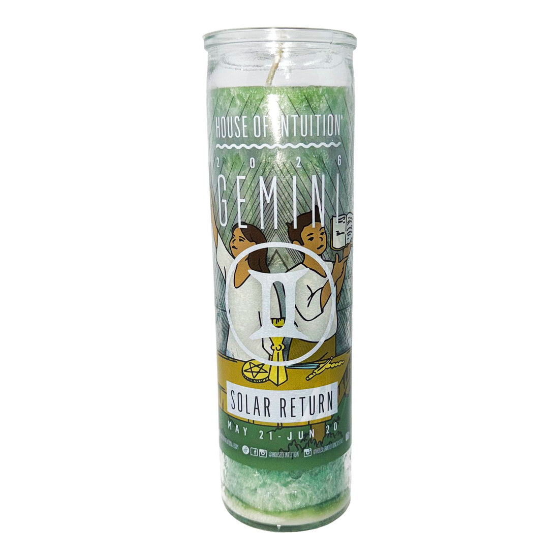 2026 Gemini Solar Return Magic Candle | May 21 - June 20 (Limited Edition) Candle -Solar Return V95 