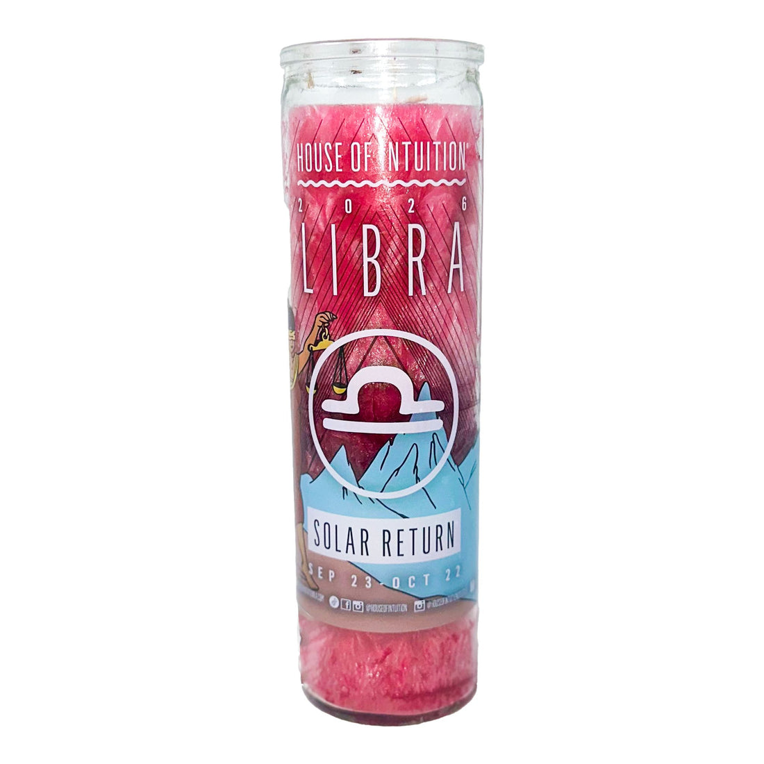 2026 Libra Solar Return Magic Candle | September 23 - October 22 (Limited Edition) Candle -Solar Return V95 
