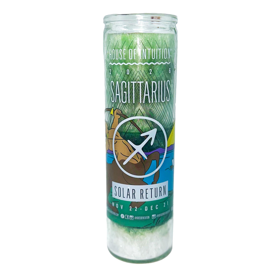 2026 Sagittarius Solar Return Magic Candle | November 21 - December 21 (Limited Edition) Candle -Solar Return V95 