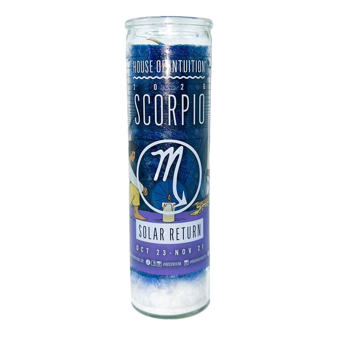 2026 Scorpio Solar Return Magic Candle | October 23 - November 21 (Limited Edition) Candle -Solar Return V95 