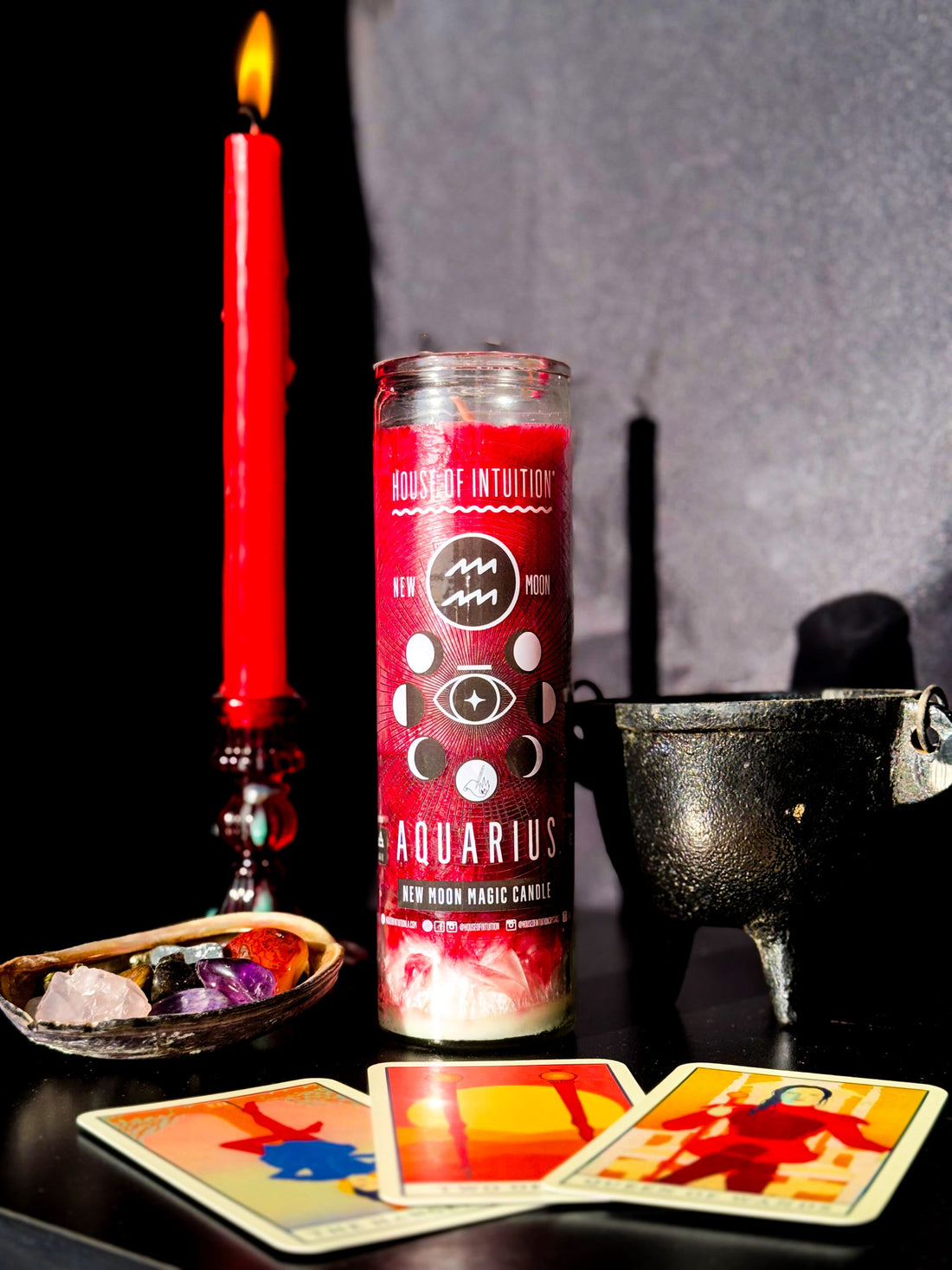 2026 New Moon Ritual Candle (Limited Edition) Candle -Full Moon V95 