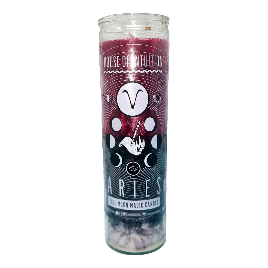 2026 Full Moon Ritual Candle (Limited Edition) Candle -Full Moon V95 Full Moon in Aries - 09/26/26 