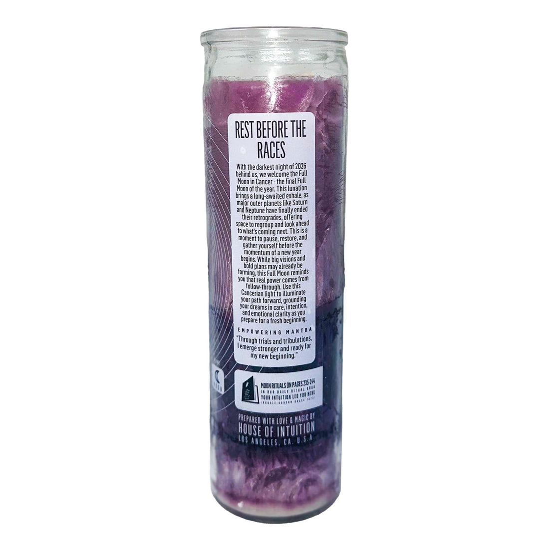 2026 Full Moon Ritual Candle (Limited Edition) Candle -Full Moon V95 