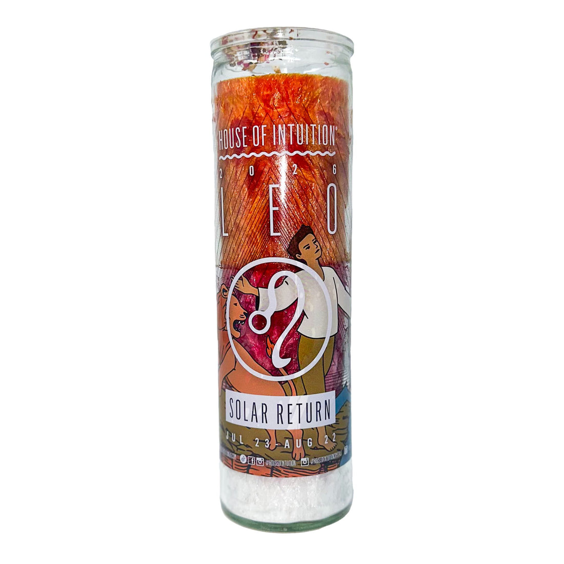2026 Leo Solar Return Magic Candle | July 23 - April 22 (Limited Edition) Candle -Solar Return V95 