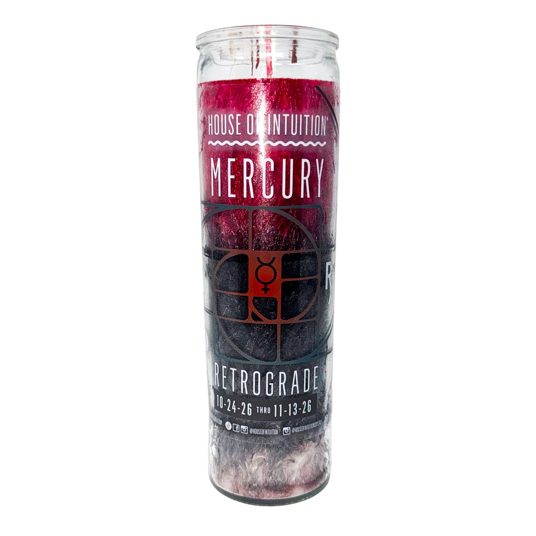 Mercury Retrograde Magic Candle (Limited Edition) (Copy) Candle -Retrograde V50 10/24/26-11/13/26 Mercury Retrograde in Scorpio 