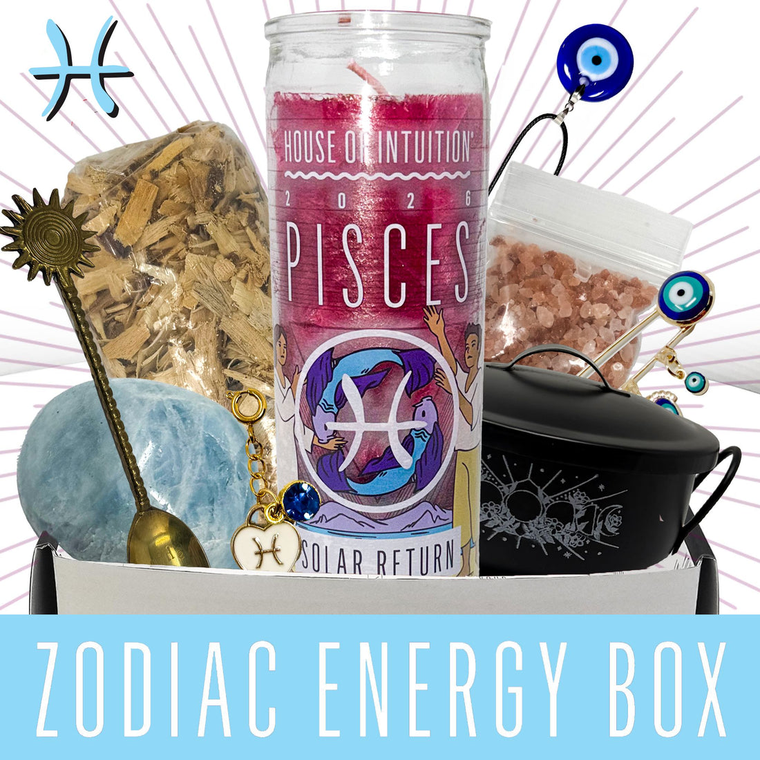 2026 Pisces Zodiac Energy Box (Limited Edition - $ Value) Box -Birthday V95 