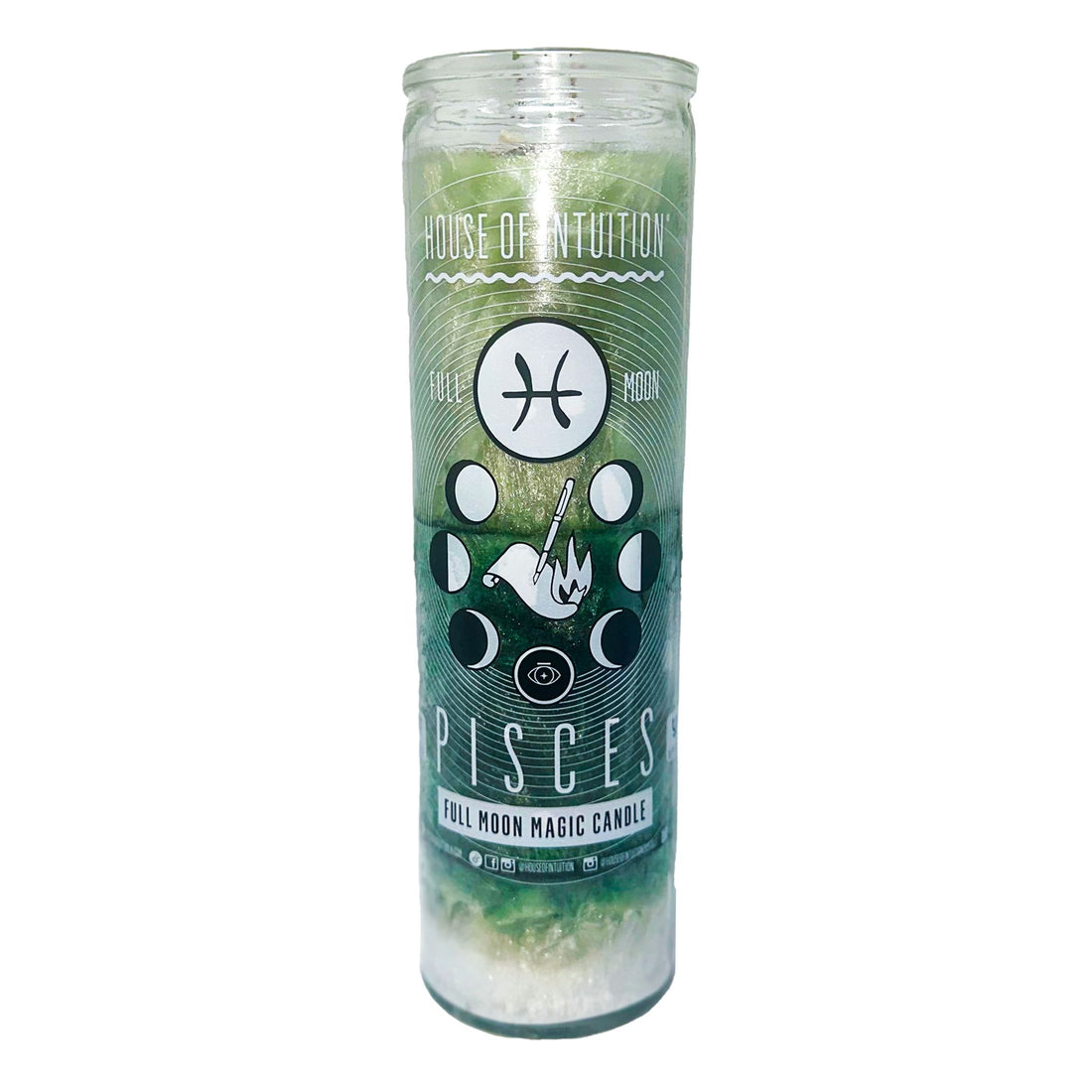 2026 Full Moon Ritual Candle (Limited Edition) Candle -Full Moon V95 Full Moon in Pisces - 08/28/26 