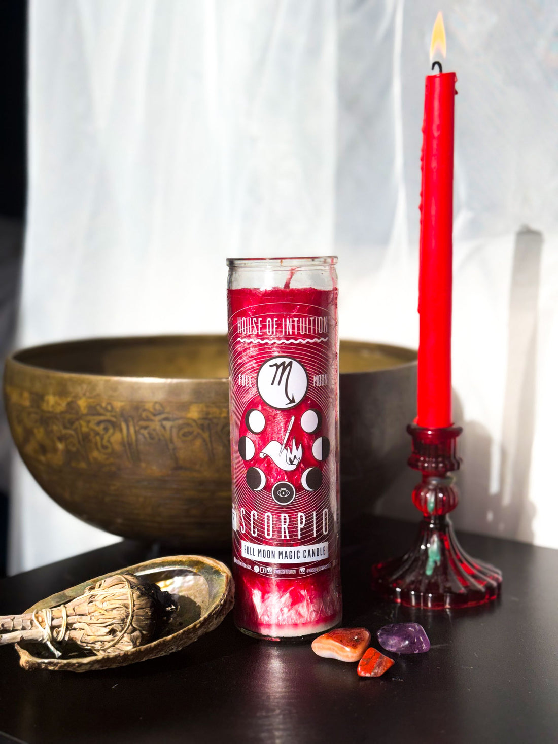 2026 Full Moon Ritual Candle (Limited Edition) Candle -Full Moon V95 