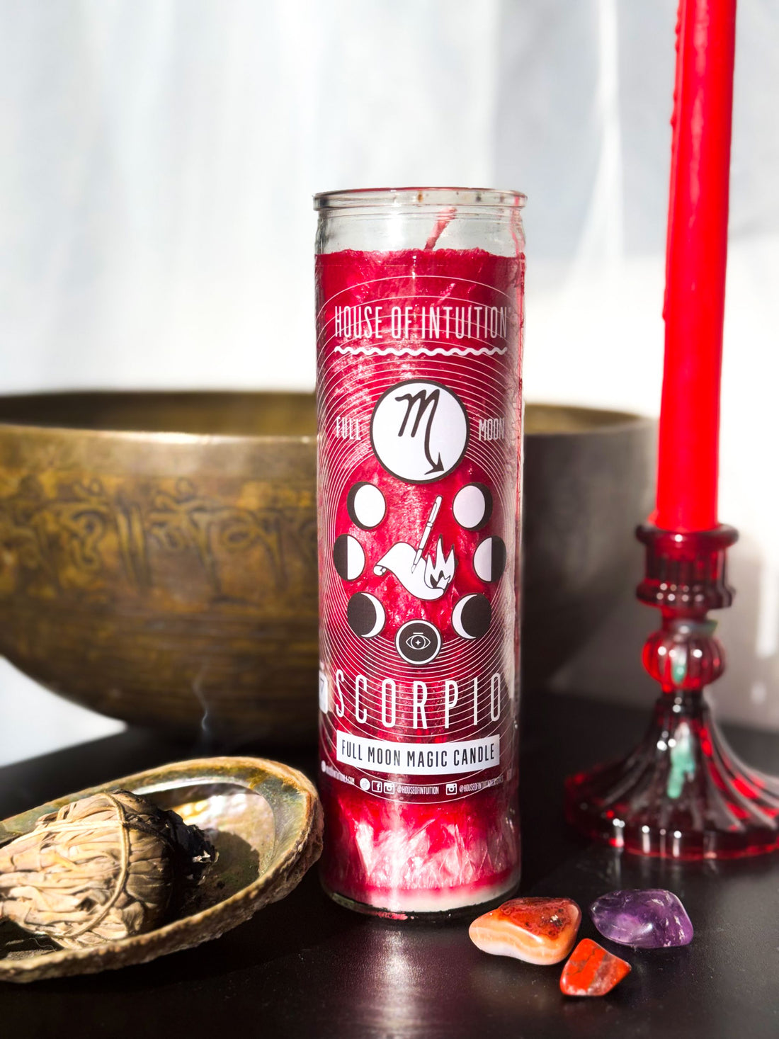 2026 Full Moon Ritual Candle (Limited Edition) Candle -Full Moon V95 
